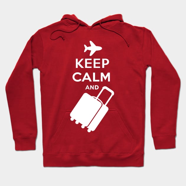 Keep Calm and Carry on Luggage Hoodie by cartogram